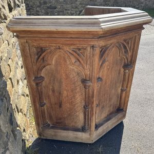 Carved Oak Pulpit