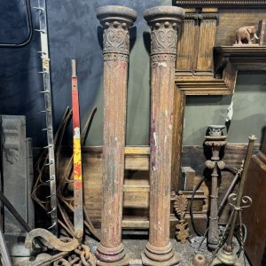 Cast Iron Fluted Half Pillars